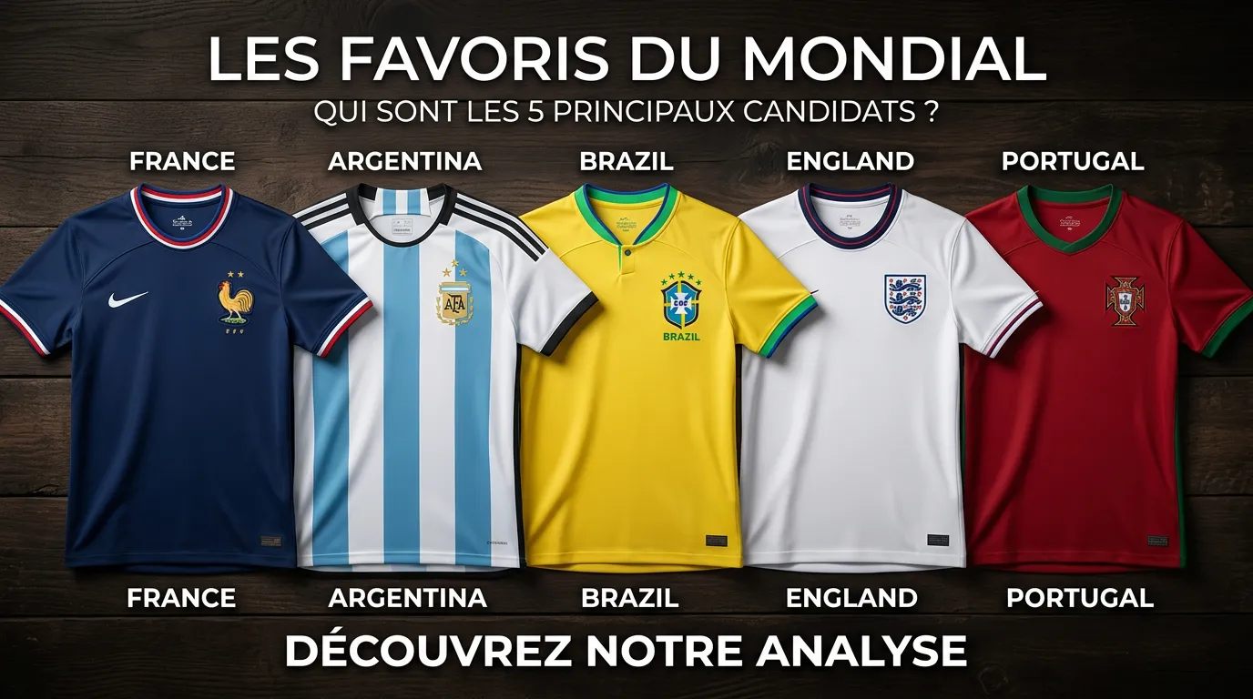 Les équipes favorites pour la Coupe du Monde 2026 avec analyse des forces et faiblesses