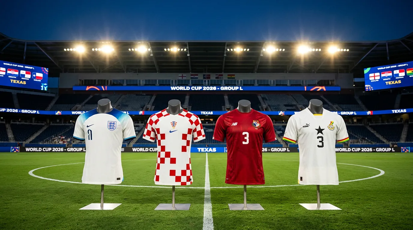 Analyse du Groupe L de la Coupe du Monde 2026 avec l'Angleterre, la Croatie, le Panama et le Ghana
