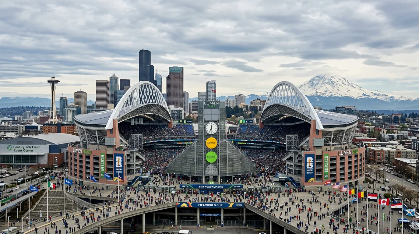 Lumen Field à Seattle, stade du match Belgique contre Égypte à la Coupe du Monde 2026
