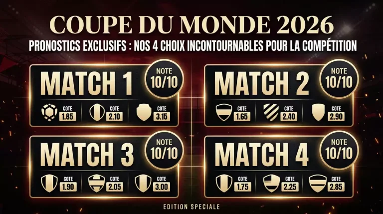 Mes pronostics du jour Mondial 2026 — 22 juin
