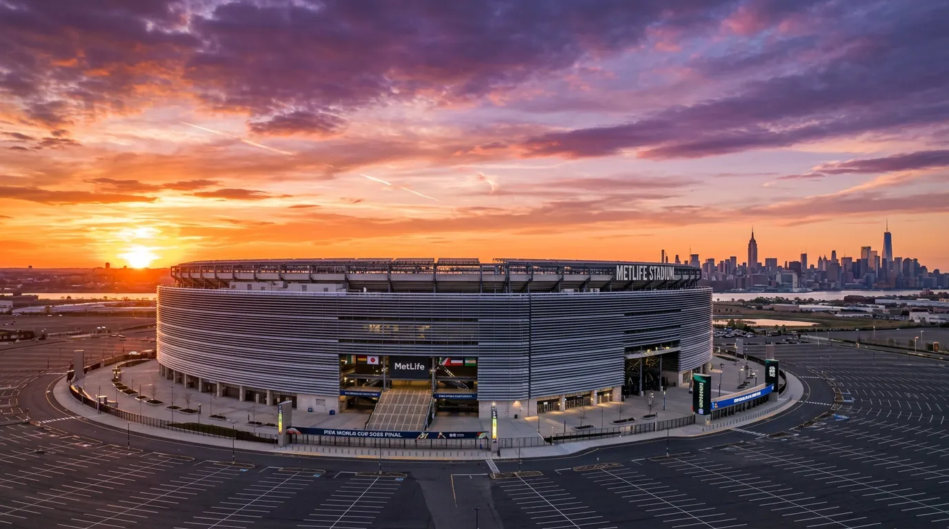 MetLife Stadium à East Rutherford, stade de la finale de la Coupe du Monde 2026